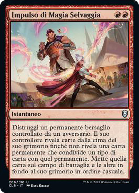 Wild Magic Surge\nCommander Legends: Battle for Baldur's Gate - Italian\nSingle\nMagic The Gathering