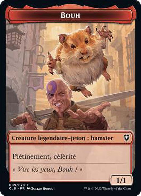 {Boo Token}\nCommander Legends: Battle for Baldur's Gate - French\nSingle\nMagic The Gathering