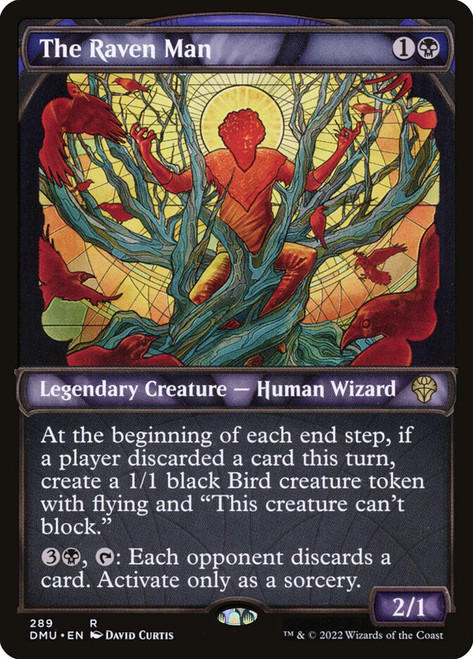 The Raven Man (Showcase)\nDominaria United - Variants\nSingle\nMagic The Gathering
