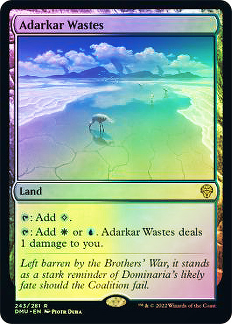 Adarkar Wastes\nDominaria United\nSingle\nMagic The Gathering
