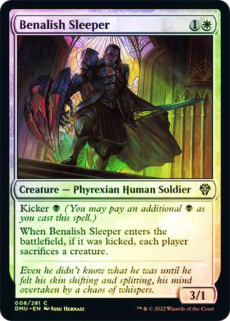 Benalish Sleeper\nDominaria United\nSingle\nMagic The Gathering