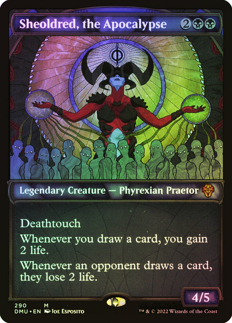 黙示録、シェオルドレッド　DMU 英語 黙示録、シェオルドレッド (Sheoldred, the Apocalypse) · Dominaria