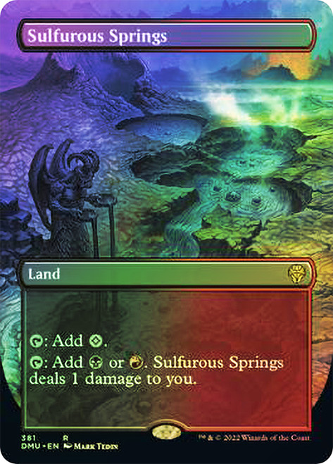 Sulfurous Springs (Borderless) | Dominaria United - Variants 