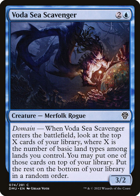 Voda Sea Scavenger\nDominaria United\nSingle\nMagic The Gathering