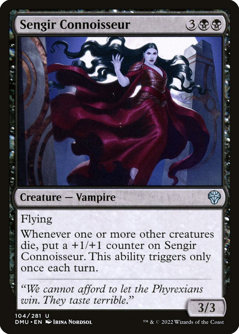 Sengir Connoisseur\nDominaria United\nSingle\nMagic The Gathering