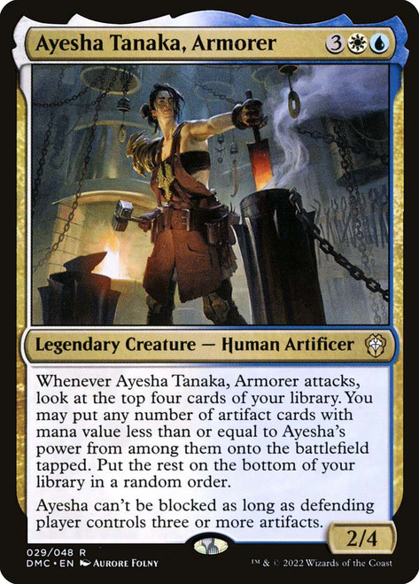 Ayesha Tanaka, Armorer\nDominaria United Commander\nSingle\nMagic The Gathering