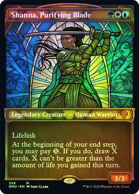 Shanna, Purifying Blade (Showcase) (Textured Foil)\nDominaria United - Textured\nSingle\nMagic The Gathering