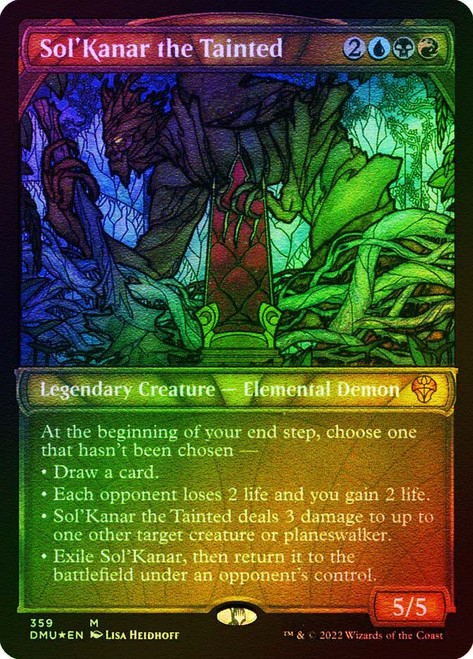 Sol'Kanar the Tainted (Showcase) (Textured Foil)\nDominaria United - Textured\nSingle\nMagic The Gathering