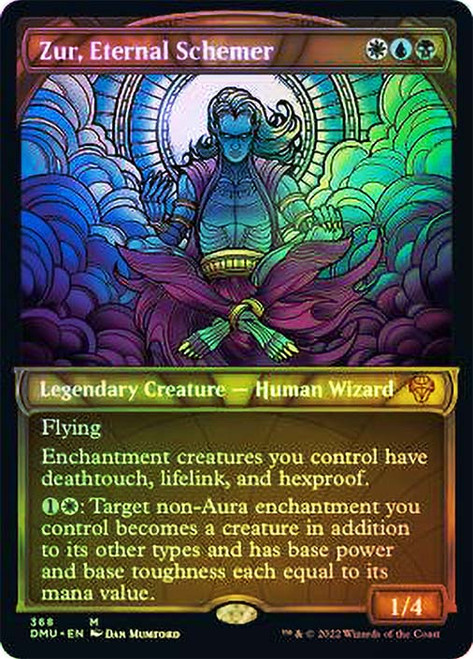 Zur, Eternal Schemer (Showcase) (Textured Foil)\nDominaria United - Textured\nSingle\nMagic The Gathering
