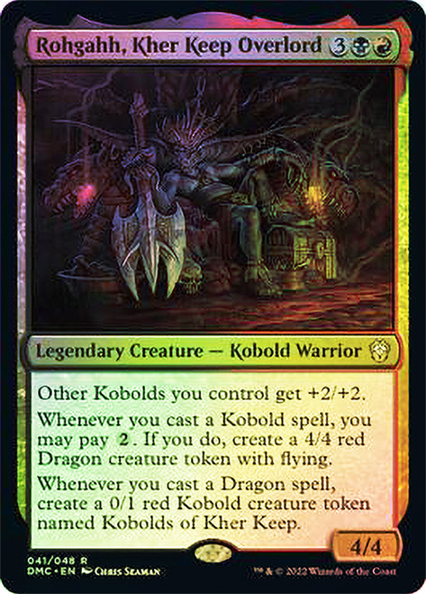 Rohgahh, Kher Keep Overlord\nDominaria United Commander\nSingle\nMagic The Gathering
