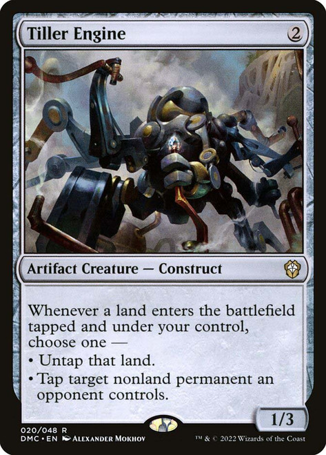 Tiller Engine\nDominaria United Commander\nSingle\nMagic The Gathering