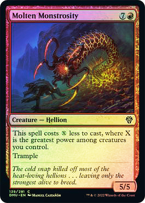 Molten Monstrosity\nDominaria United\nSingle\nMagic The Gathering