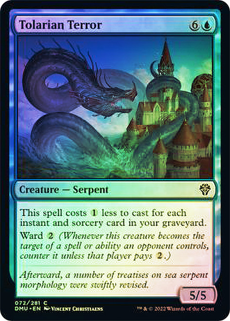 Tolarian Terror\nDominaria United\nSingle\nMagic The Gathering