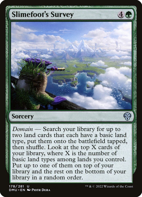 Slimefoot's Survey\nDominaria United\nSingle\nMagic The Gathering