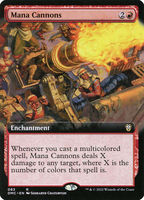 Mana Cannons (Extended Art)\nDominaria United Commander - Variants\nSingle\nMagic The Gathering