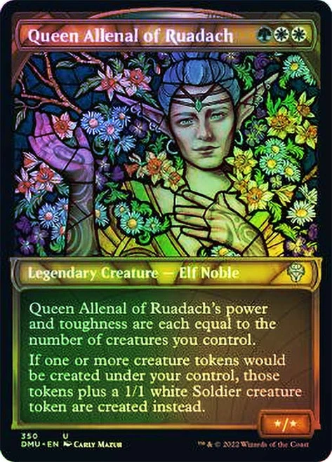 Queen Allenal of Ruadach (Showcase) (Textured Foil)\nDominaria United - Textured\nSingle\nMagic The Gathering