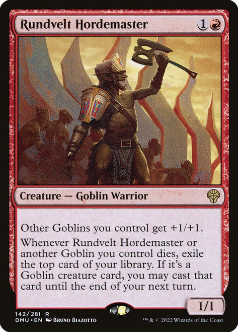 Rundvelt Hordemaster\nDominaria United\nSingle\nMagic The Gathering