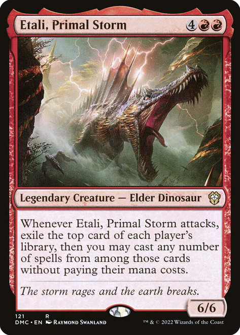 Etali, Primal Storm\nDominaria United Commander\nSingle\nMagic The Gathering