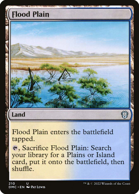 Flood Plain\nDominaria United Commander\nSingle\nMagic The Gathering