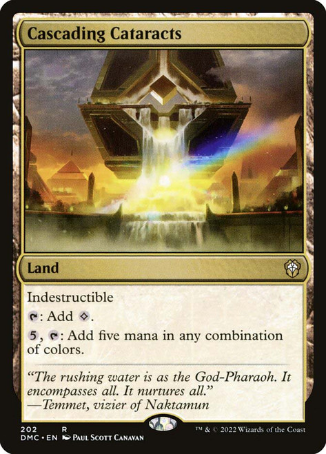 Cascading Cataracts\nDominaria United Commander\nSingle\nMagic The Gathering