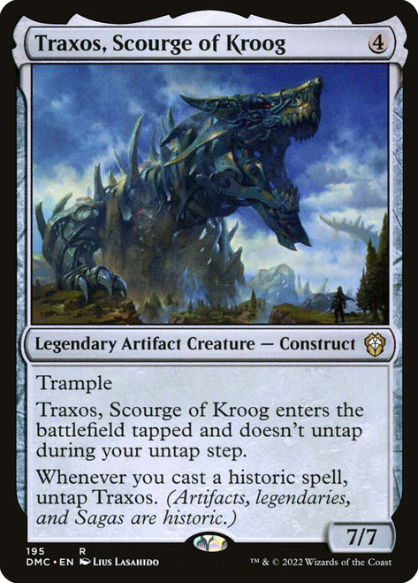 Traxos, Scourge of Kroog (Prerelease) (Dominaria) | Promo | Star