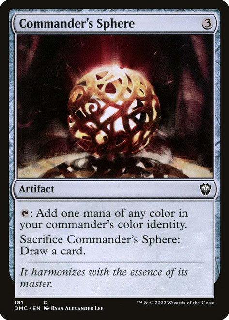 Commander's Sphere\nDominaria United Commander\nSingle\nMagic The Gathering