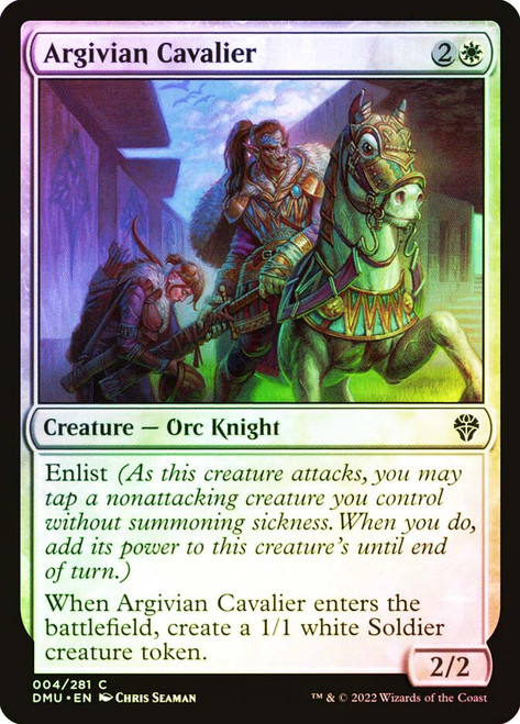 Argivian Cavalier
Dominaria United
Single
Magic: The Gathering