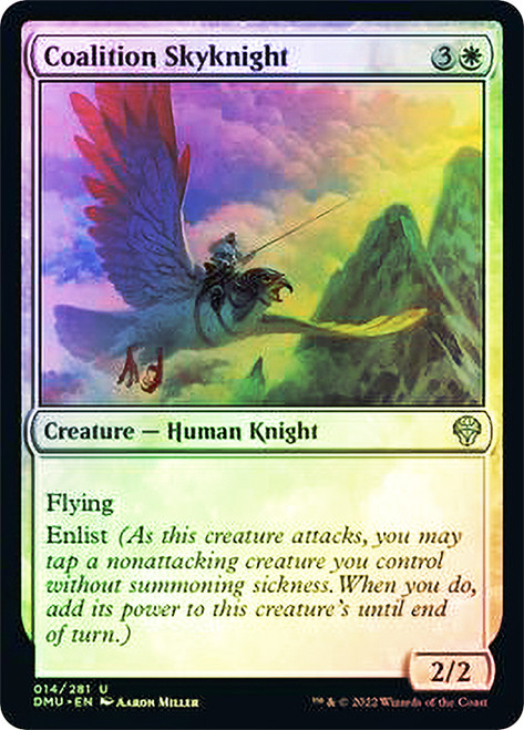 Coalition Skyknight\nDominaria United\nSingle\nMagic The Gathering
