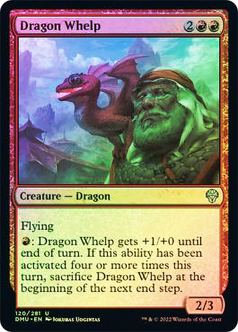 Dragon Whelp\nDominaria United\nSingle\nMagic The Gathering