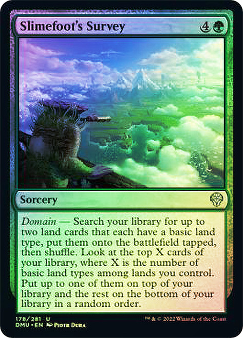 Slimefoot's Survey\nDominaria United\nSingle\nMagic The Gathering