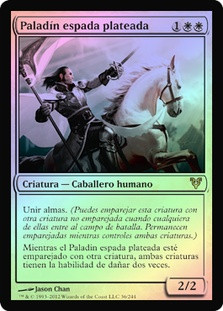Silverblade Paladin\nAvacyn Restored - Spanish\nSingle\nMagic The Gathering