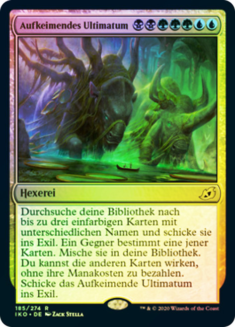 Emergent Ultimatum\nIkoria: Lair of Behemoths - German\nSingle\nMagic The Gathering