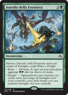 Frontier Siege\nFate Reforged - Italian\nSingle\nMagic The Gathering