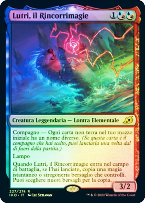 Lutri, the Spellchaser\nIkoria: Lair of Behemoths - Italian\nSingle\nMagic The Gathering