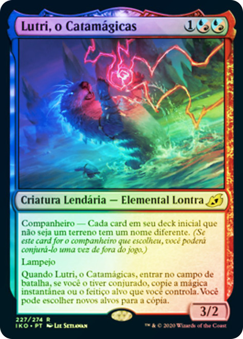 Lutri, the Spellchaser\nIkoria: Lair of Behemoths - Portuguese\nSingle\nMagic The Gathering