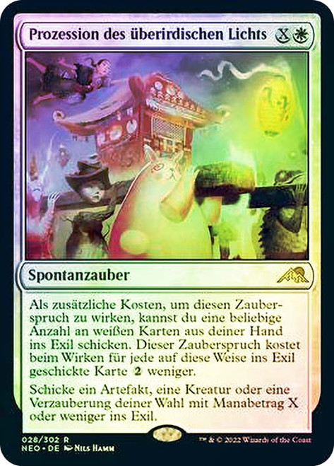 March of Otherworldly Light\nKamigawa: Neon Dynasty - German\nSingle\nMagic The Gathering