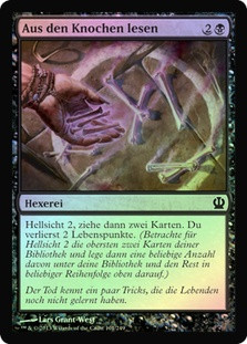Read the Bones\nTheros - German\nSingle\nMagic The Gathering