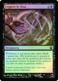 Read the Bones\nTheros - Italian\nSingle\nMagic The Gathering
