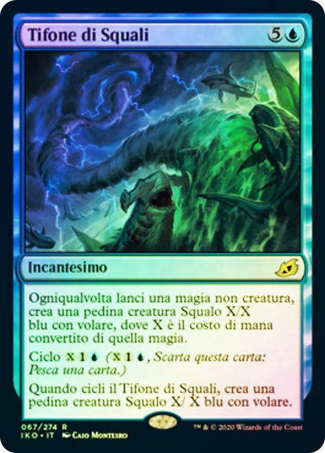 Shark Typhoon\nIkoria: Lair of Behemoths - Italian\nSingle\nMagic The Gathering