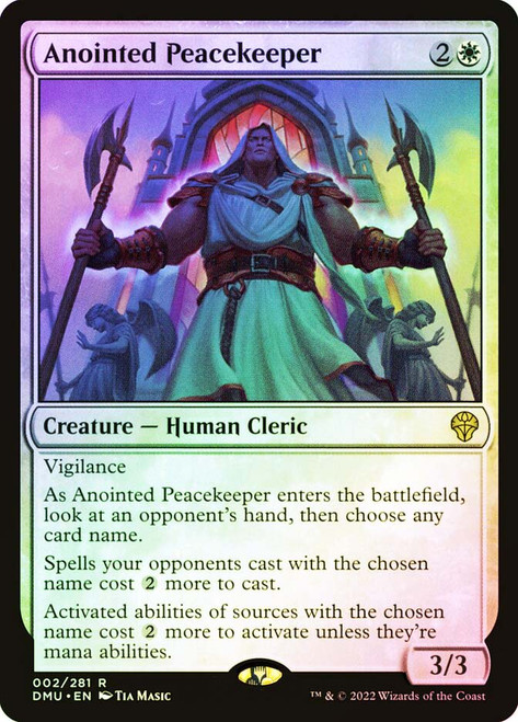 Anointed Peacekeeper
Dominaria United
Single
Magic: The Gathering
