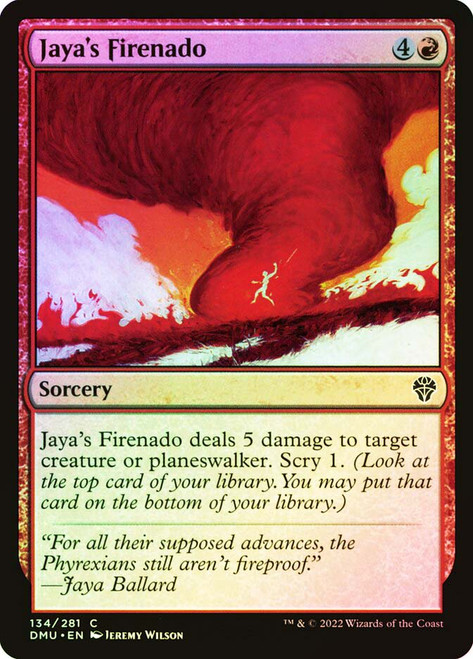 Jaya's Firenado
Dominaria United
Single
Magic: The Gathering