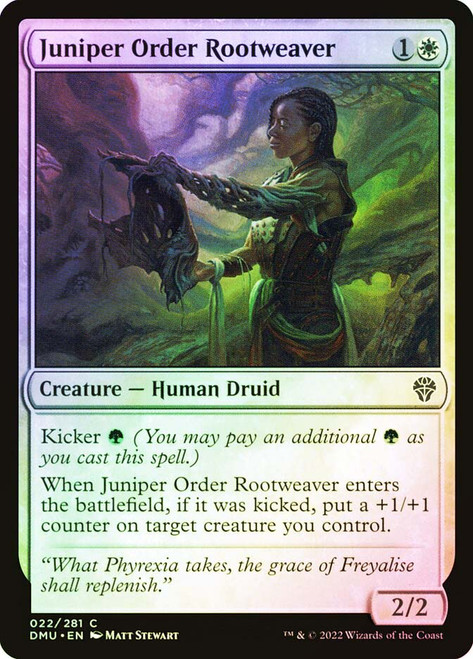 Juniper Order Rootweaver
Dominaria United
Single
Magic: The Gathering