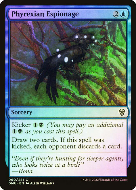 Phyrexian Espionage
Dominaria United
Single
Magic: The Gathering