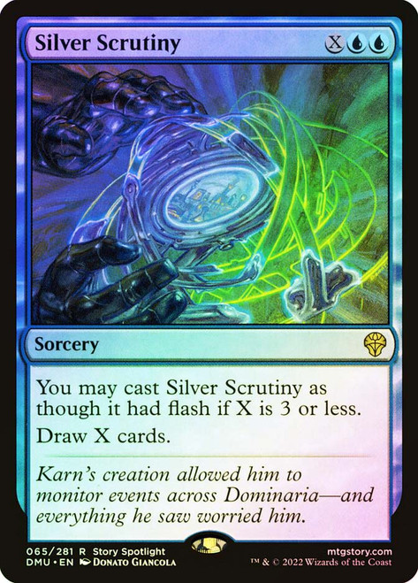 Silver Scrutiny
Dominaria United
Single
Magic: The Gathering