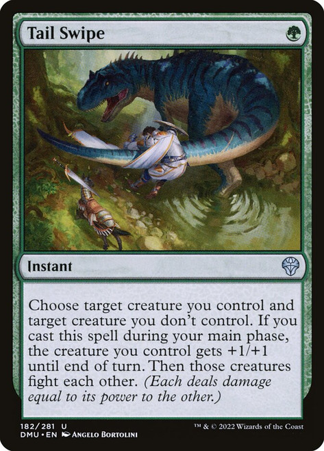 Tail Swipe\nDominaria United\nSingle\nMagic The Gathering