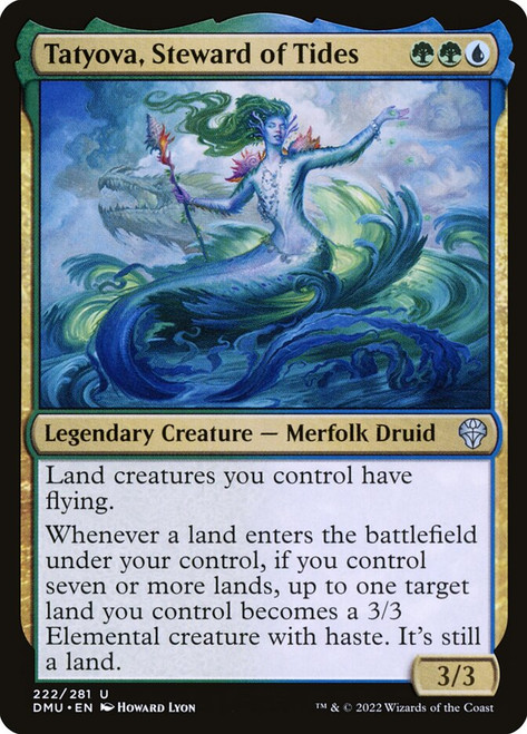 Tatyova, Steward of Tides\nDominaria United\nSingle\nMagic The Gathering