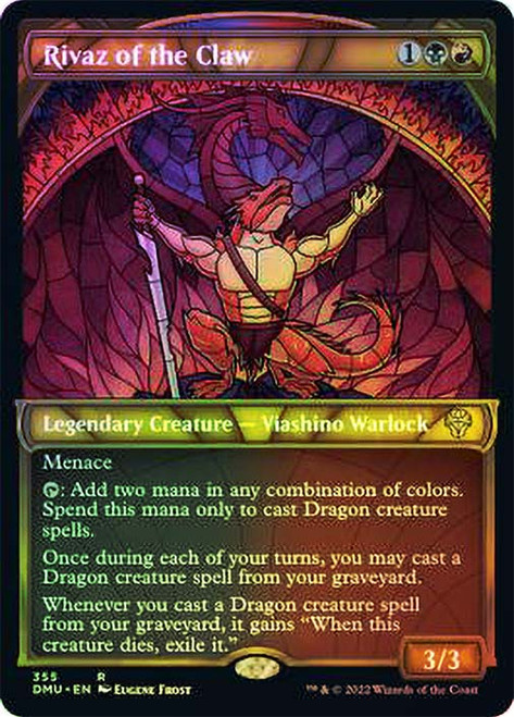 Rivaz of the Claw (Showcase) (Textured Foil)\nDominaria United - Textured\nSingle\nMagic The Gathering