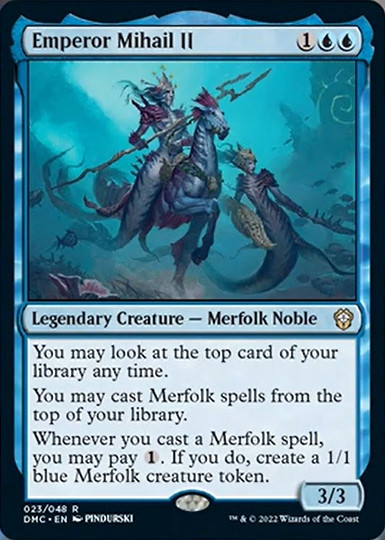 Emperor Mihail II\nDominaria United Commander\nSingle\nMagic The Gathering