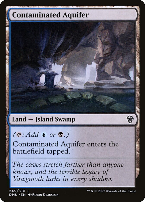 Contaminated Aquifer\nDominaria United\nSingle\nMagic The Gathering