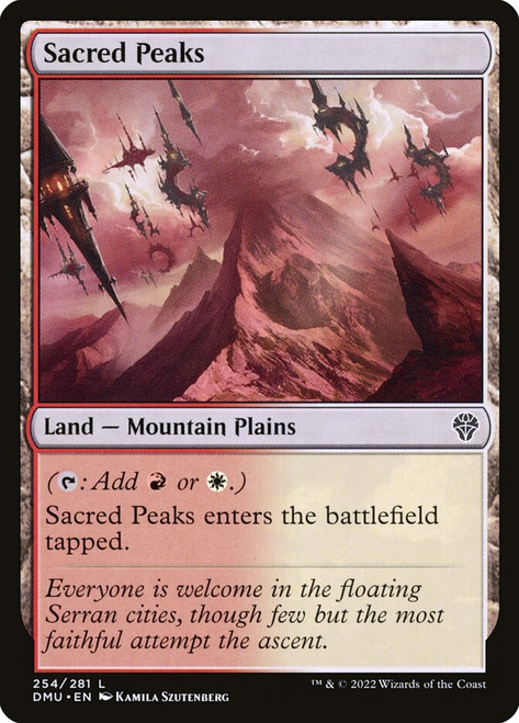 Sacred Peaks\nDominaria United\nSingle\nMagic The Gathering